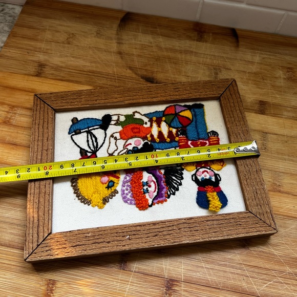 Free with purchase! Vintage Crewel Embroidery Picture - Picture 10 of 10